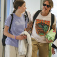EXCLUSIVE: *NO DAILYMAIL ONLINE* Father-Daughter Duo Keith Urban And His Teenage Daughter, Faith Kidman-Urban, 13, (Who Is The Now Quite The 'Mini-Me' Of Her Famous Mother Nicole Kidman) Spotted Departing Australia At Sydney Airport - 25 Apr 2024