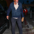 *EXCLUSIVE* Morgan Freeman arrives for dinner at Funke restaurant while wearing his compression glove in Beverly Hills