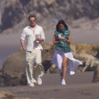 *PREMIUM-EXCLUSIVE* Brad-ly in Love ! Brad Pitt Wraps His Arm Around Girlfriend Ines De Ramon As the Couple Enjoys Romantic Sunrise Stroll on the Beach in Santa Barbara **WEB EMBARGO UNTIL 2PM PT 05/03/24**