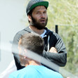 EXCL A scruffy Rick Salomon having antimated conversation