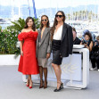 Selena Gomez, Zoe Saldana și Karla Sofia Gascon la Festivalul de Film de la Cannes/ Profimedia