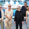 Martin Katz, Vincent Cassel, Director David Cronenberg, Said Ben Said and Diane Kruger attend the "The Shrouds" (Les Linceuls) Photocall at the 77th annual Cannes Film Festival at Palais des Festivals on May 21, 2024 in Cannes, France.