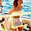 Jennifer Lopez, pe un iaht în Italia/ Profimedia