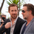 Cannes, France. 15th May, 2016. Actors Ryan Gosling and Russell Crowe at the The Nice Guys film photo call at the 69th Cannes Film Festival Sunday 15th May 2016, Cannes, France. © Doreen Kennedy/Alamy Live News