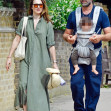 *EXCLUSIVE* The British actress and 'The Mummy' star  Rachel Weisz looks summer chic out in the hazy sunshine with the celebrity hairdresser Daniel Erdman as they take a stroll around London's Primrose Hill.