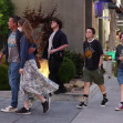 *EXCLUSIVE* Ben Affleck and Daughters have a Ramen Dinner with Friends in LA