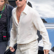 EXCLUSIVE: Brad Pitt Films Scenes For His Formula One Movie In The UK - 22 June 2024