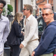 EXCLUSIVE: Brad Pitt Films Scenes For His Formula One Movie In The UK - 22 June 2024