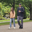 EXCLUSIVE: Ashton Kutcher And Mila Kunis Spotted In Regents Park - 8 Jun 2024