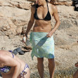 *PREMIUM-EXCLUSIVE* MUST CALL FOR PRICING BEFORE USAGE  - American actress Michelle Rodriguez pictured enjoying 4th July Independence Day by relaxing on the beach during the summer holiday in Ibiza.