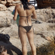 *PREMIUM-EXCLUSIVE* MUST CALL FOR PRICING BEFORE USAGE  - American actress Michelle Rodriguez pictured enjoying 4th July Independence Day by relaxing on the beach during the summer holiday in Ibiza.