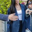 Demi Moore and daughter Scout leave the Crillon Hotel in Paris