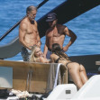 *PREMIUM-EXCLUSIVE* MUST CALL FOR PRICING BEFORE USAGE  -  The American Actor Zac Efron and the Scottish Actor and Film Producer Gerard Butler throughly enjoying their summer vacation on board their luxury boat during their sun soaked holiday in St-Tropez