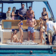 *PREMIUM-EXCLUSIVE* MUST CALL FOR PRICING BEFORE USAGE  -  The American Actor Zac Efron and the Scottish Actor and Film Producer Gerard Butler throughly enjoying their summer vacation on board their luxury boat during their sun soaked holiday in St-Tropez