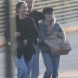 *EXCLUSIVE* Shannen Doherty and Chris Cortazzo share a sweet moment leaving Kristy's Malibu *Web Must Call for pricing*