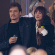 *PREMIUM-EXCLUSIVE* MUST CALL FOR PRICING BEFORE USAGE  - Dakota Johnson and her 'Materialists' co-star Pedro Pascal get real close dancing and laughing at the Stevie Nicks American Express Presents BST Hyde Park concert.*PICTURES TAKEN ON 12/07/2024*