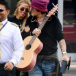 *PREMIUM-EXCLUSIVE* MUST CALL FOR PRICING BEFORE USAGE - First Pictures of a possible couple alert as the American Actor and Musician Johnny Depp is seen out in London with the Russian beautician named Yulia.*PICTURES TAKEN ON 11/07/2024*