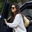 *EXCLUSIVE* Sandra Bullock is all smiles after leaving a dermatologist appointment in Beverly Hills as it was just recently announced she will be reprising her role in the sequel to the movie "Practical Magic"