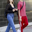 *EXCLUSIVE* Penelope Cruz and Javier Bardem take their two children Leo and Luna to Shake Shack in Beverly Hills