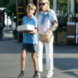 *EXCLUSIVE* Reese Witherspoon picks up pastries with her son Tennessee