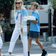 *EXCLUSIVE* Reese Witherspoon picks up pastries with her son Tennessee