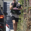 *EXCLUSIVE* Fight Club! Knox Leon Jolie-Pitt arrives with boxing gloves to gym in Los Angeles