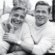 George Clooney and Brad Pitt in GQ