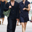 *EXCLUSIVE* Jude Law and Phillipa Coan hold hands during a romantic stroll in New York