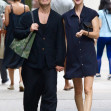 *EXCLUSIVE* Jude Law and Phillipa Coan hold hands during a romantic stroll in New York