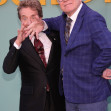 LOS ANGELES, CA - AUGUST 22: Martin Short and Steve Martin at Hulu s Only Murders In The Building Season 4 Premiere on A