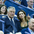 Alec Baldwin și soția sa, tensionați la un meci de tenis/ Profimedia