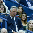 Alec Baldwin și soția sa, tensionați la un meci de tenis/ Profimedia