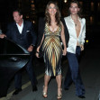 Hugh Grant surprise birthday party in London