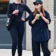 *EXCLUSIVE* Julianne Moore and her daughter Liv enjoy a smoothie and walk in New York