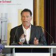 Arnold Schwarzenegger receives an honorary degree from the Hertie School