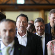 Arnold Schwarzenegger receives an honorary degree from the Hertie School