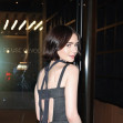 Lily Collins arrives at 'Watch What Happens Live' in New York City