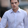 Sebastian Stan spotted on the set of popular TV show "Gossip Girl"