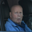 EXCLUSIVE: Bruce Willis is seen while being driven through the streets of Brentwood, Ca