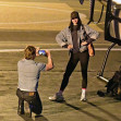 *EXCLUSIVE* WEB MUST CALL FOR PRICING  - Piloting a few friends on his chopper, The American All Action Hero Tom Cruise proves he has many strings to his bow by taking a few snaps of his guests as he arrived at the Battersea Heliport.