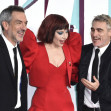 Todd Phillips, Lady Gaga și Joaquin Phoenix la premiera filmului „Joker: Folie à Deux” din Londra/ Profimedia