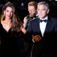 George And Amal Clooney Arriving For The Albie Awards - NYC