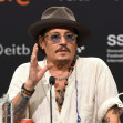 Johnny Depp bei der Pressekonferenz zum Kinofilm 'Modi - Three Days on the Wings of Madness' auf dem 72. Internationalen Filmfestival San Sebastian / Festival Internacional de Cine de San Sebastin im Kursaal. San Sebastian, 24.09.2024