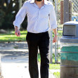 PREMIUM EXCLUSIVE Ben Affleck Battles The Heat During Santa Monica Dad Duties