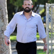 PREMIUM EXCLUSIVE Ben Affleck Battles The Heat During Santa Monica Dad Duties