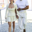 Sydney Sweeney and fiancé Jonathan Davino leave Venice hand in hand in style