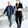 *EXCLUSIVE* Sean Penn and Valeria Nicov arrive together in Los Angeles!