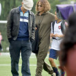 Halle Berry și Olivier Martinez, la meciul de fotbal al fiului lor