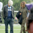 Halle Berry și Olivier Martinez, la meciul de fotbal al fiului lor