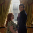 Nicola Coughlan and Luke Newton Los Angeles.CA.USA. Nicola Coughlan and Luke Newton in a scene in the (C) Netflix romant